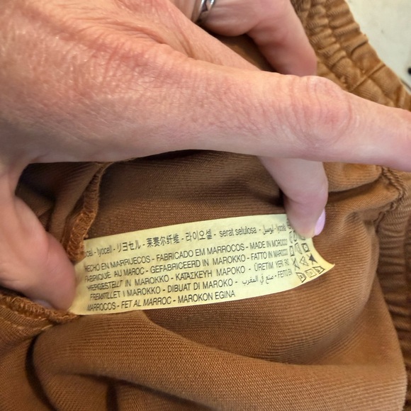 Zara Women’s Tan Jogger dress pant new XL super soft - Picture 7 of 7